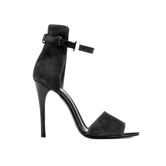Luxurious VINCE. Black Suede Stilettos - Picture 3 of 8
